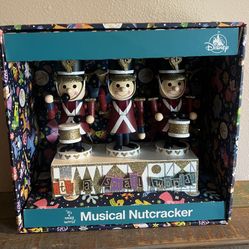 Disney Parks Holiday Collectable Its A Small World NutCracker Mechanical Musical