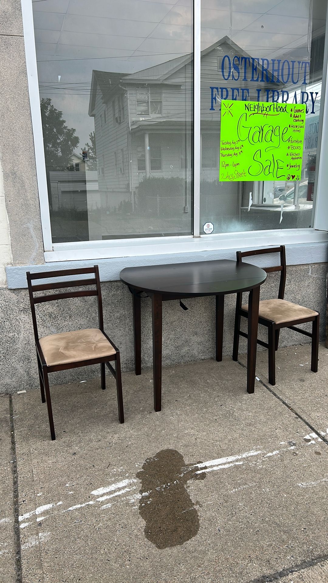 Chocolate Brown 3 Piece Kitchen Table Set 