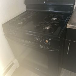 Gas stove black 