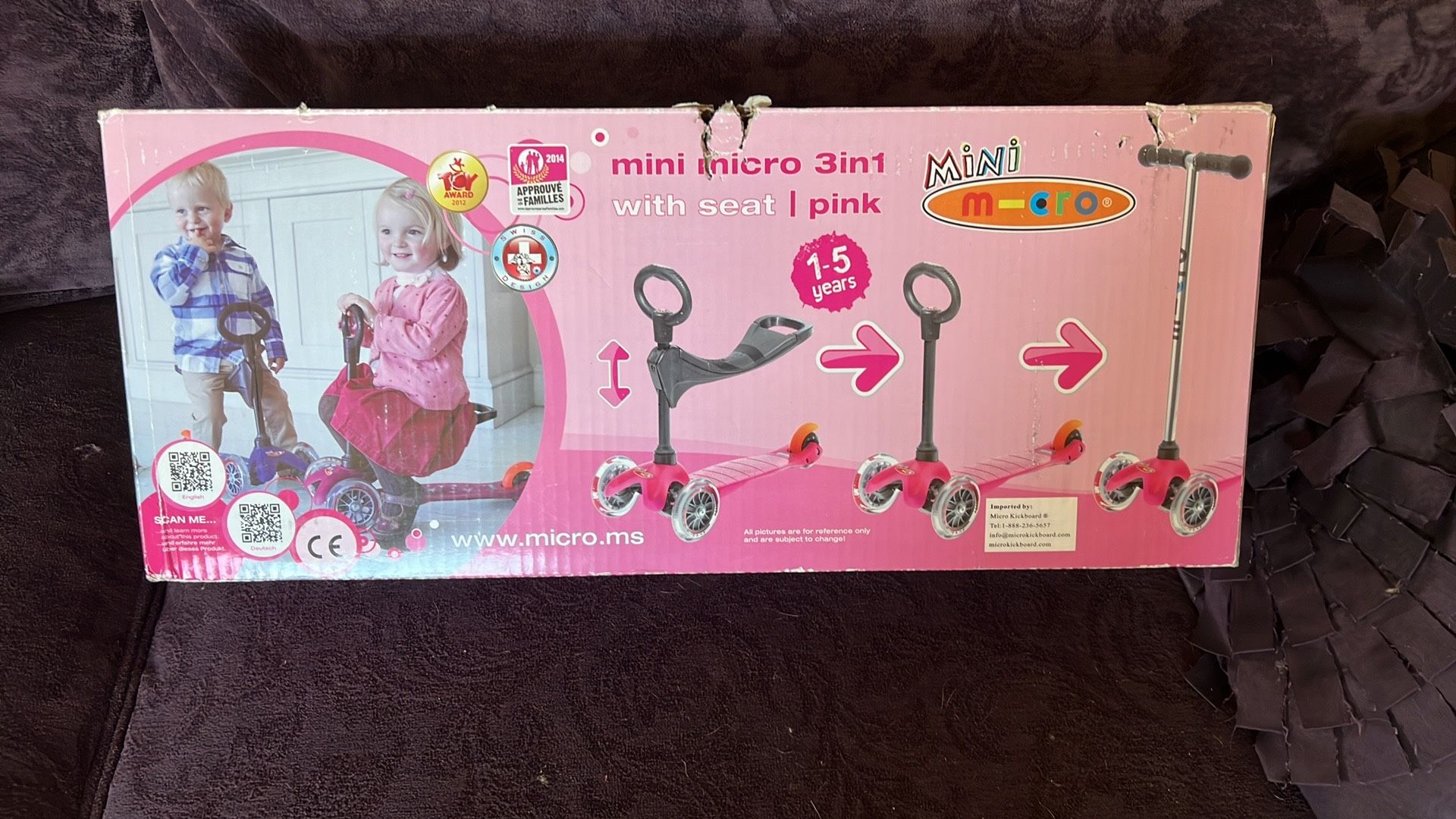 Micro Mini Scooter 3 In 1 With Seat