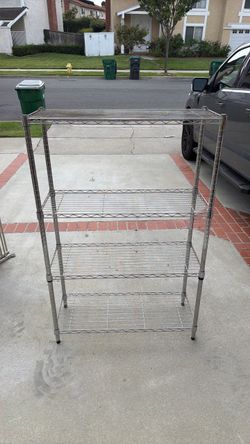 Metal storage frame