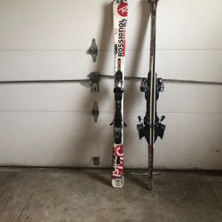 Skis.  Two Pair Rossignol.   