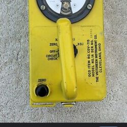 CDV-715 MODEL NO. 1B, VICTOREEN GEIGER COUNTER 
