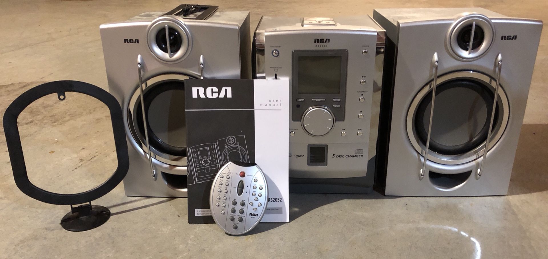RCA 5 Disc Changer Stereo System