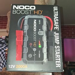 Brand NEW. NOCO BOOST HD 12V 2000A JUMP STARTER