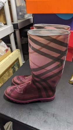 Burberry Rain boots, Waterproof rubber boots.. Lightly used. MSRP $499.99