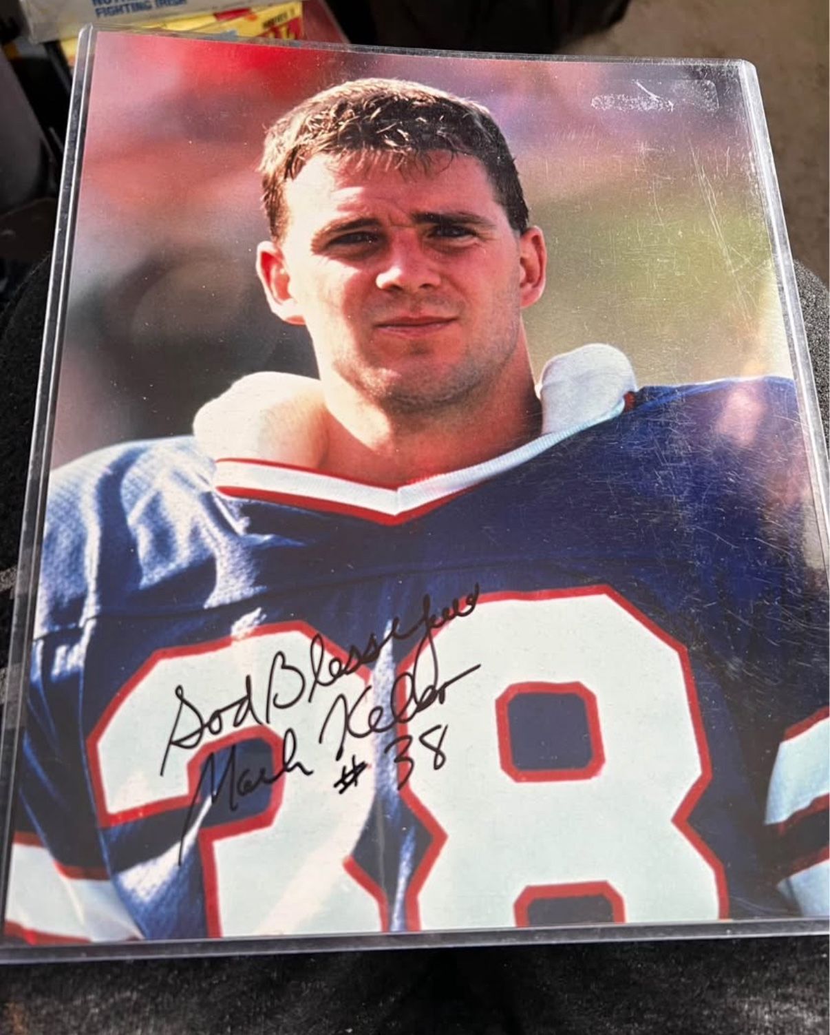 Buffalo Bills Mark Kelso Signed 8x10 Photo