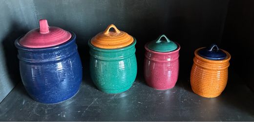 Ceramic canister set
