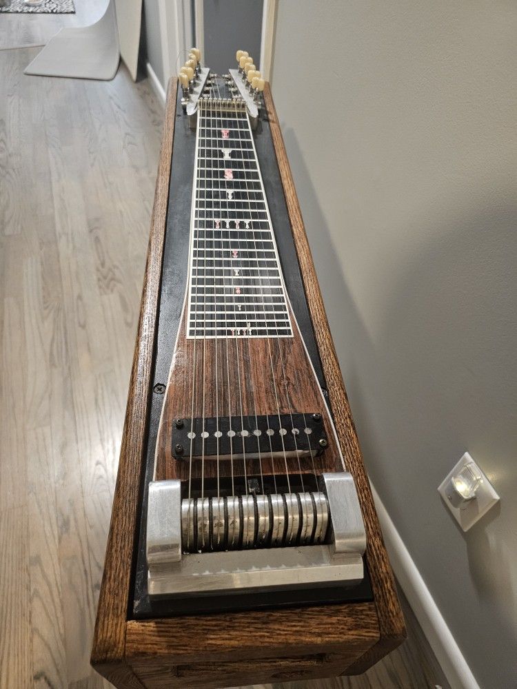 10 String Wood Steel Guitar