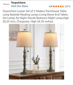 Lamps Set of 2.