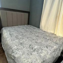 Queen Bed W/ Mattress