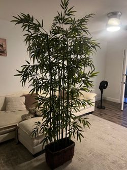 7 foot large artificial bamboo plant