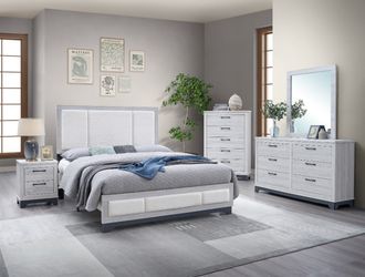 White bedroom set