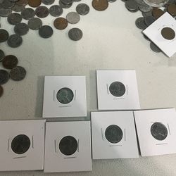 Lot Of 6 Steel Pennys