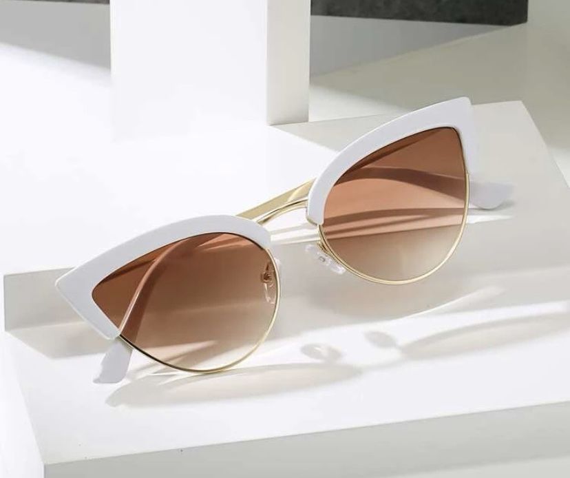Sunglasses Retro White