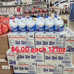 Clorox bleach 121oz $6.00 each
