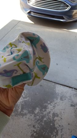 Baby hat to keep from flat spot