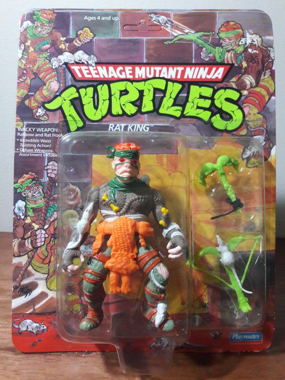 Vintage 1989 Rat King Teenage Mutant Ninja Turtles Action Figure
