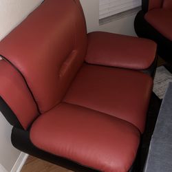 Red 3 Piece Couches 