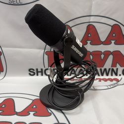 Sure MV7+ Podcast Kit Dynamic Microphone W/ Stand For Podcast Streaming & Recording 11055997