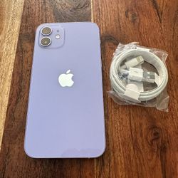 iPhone 12 5G 64 GB Lavender Unlocked Excellent Condition 