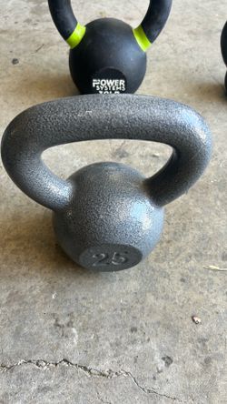 25 pound kettle bell