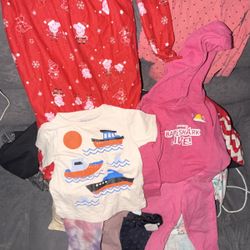 8 pcs Preowned girls size 24 months & 2T all in good condition. Adidas, dkny, peppa pig , ETC… located off lake mead and Simmons area asking $7 for al