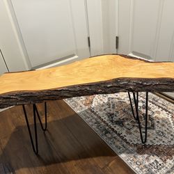 Live Wood Edge Coffee Table $60 OBO
