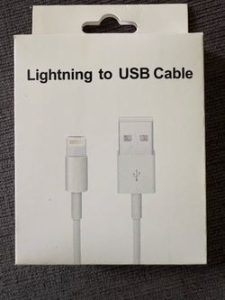 iPhone lightning cable