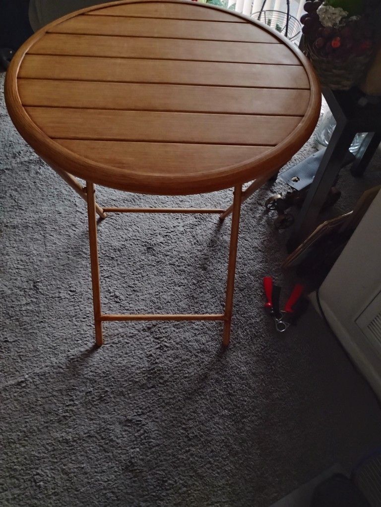 22" Metal Folding Table Pickup Only Cash