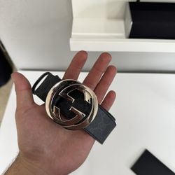 Gucci Belt Black Monogram 