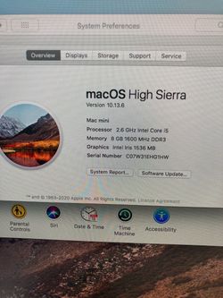 Imac intel 2.6 Ghz i5