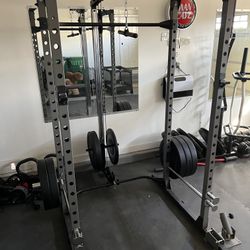 Squat Cage with Cables