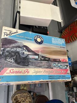 Lionel 6-31933 O Gauge Santa Fe Super Freight Train Set Rare 2002 Locomotive