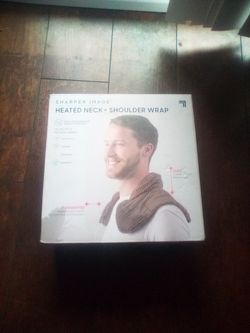 Sharper Image Heated Neck And Shoulder Wrap