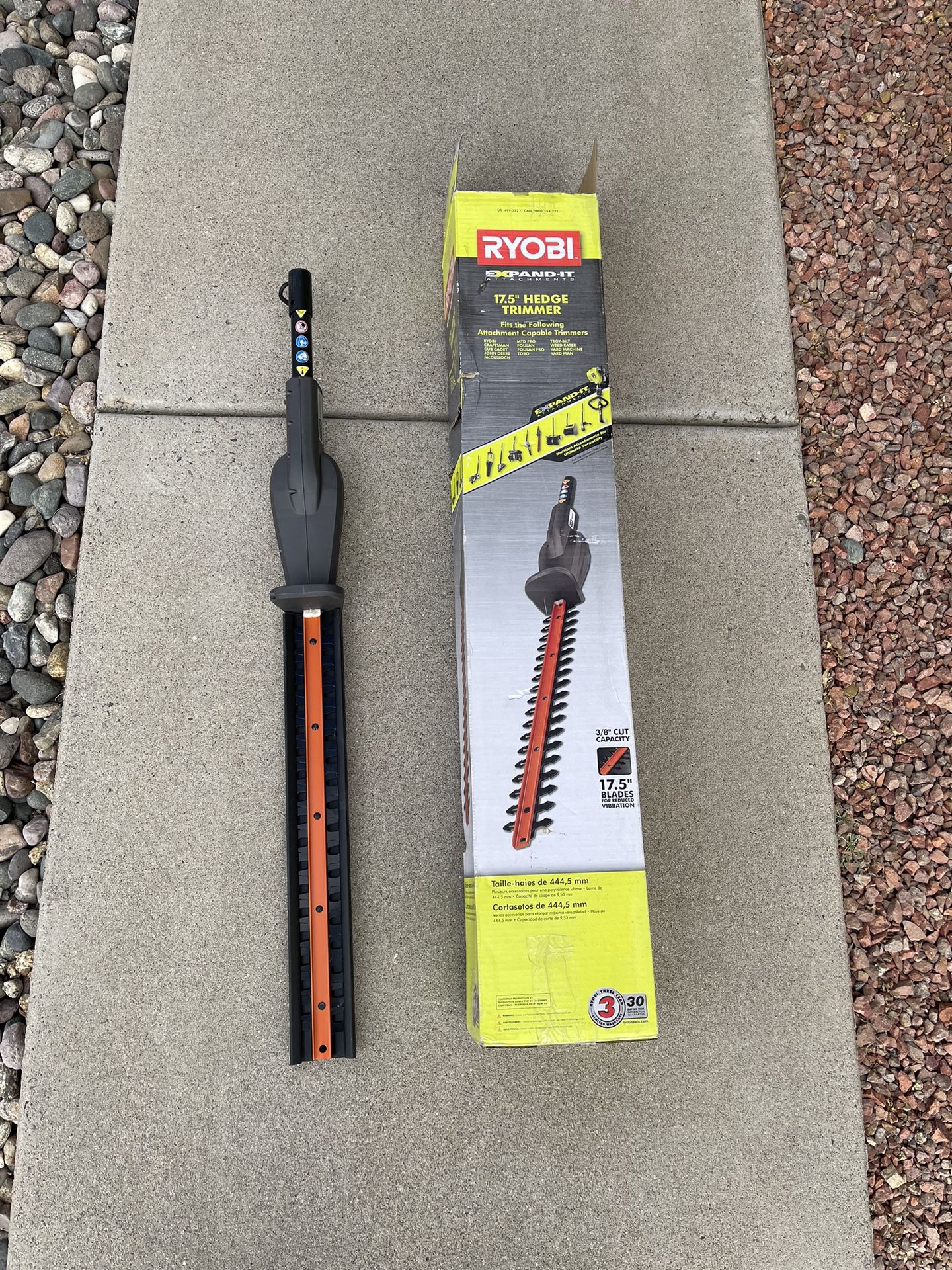 RYOBI Expand-It 17-1/2 in. Universal Hedge Trimmer Attachment