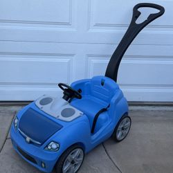 Step2 Whisper Ride II Buggy Toddler Kids Ride-On Push Car Toy, Blue