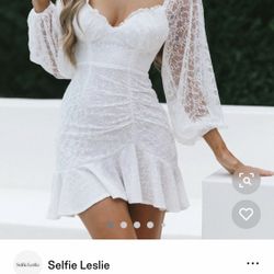 White Dress Medium Brand New- Bachelorette Dress