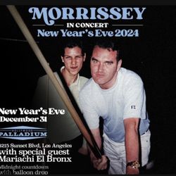 Morrissey New Years Eve - Hollywood
