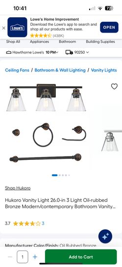 Bathroom Lights Set 