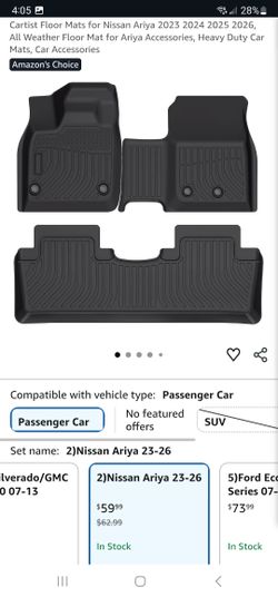 Nissan Ariya Floor Mats