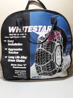 Whitestar Alloy Tire Chains, Part #: SCC-WS1707