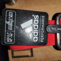 Adidas Baseball Belt New Red $3