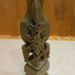 Vase,Soapstone Single Flower 