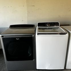 Samsung Top Load Washer And Whirlpool Gas Dryer