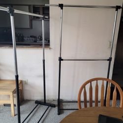 New Clothes Hanging Rack Set Of 2 Pcs