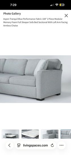 Aspen sofa bed sectional