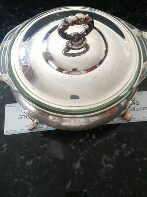 Wm Roger's Sterling Silver Plated Serving Bowl