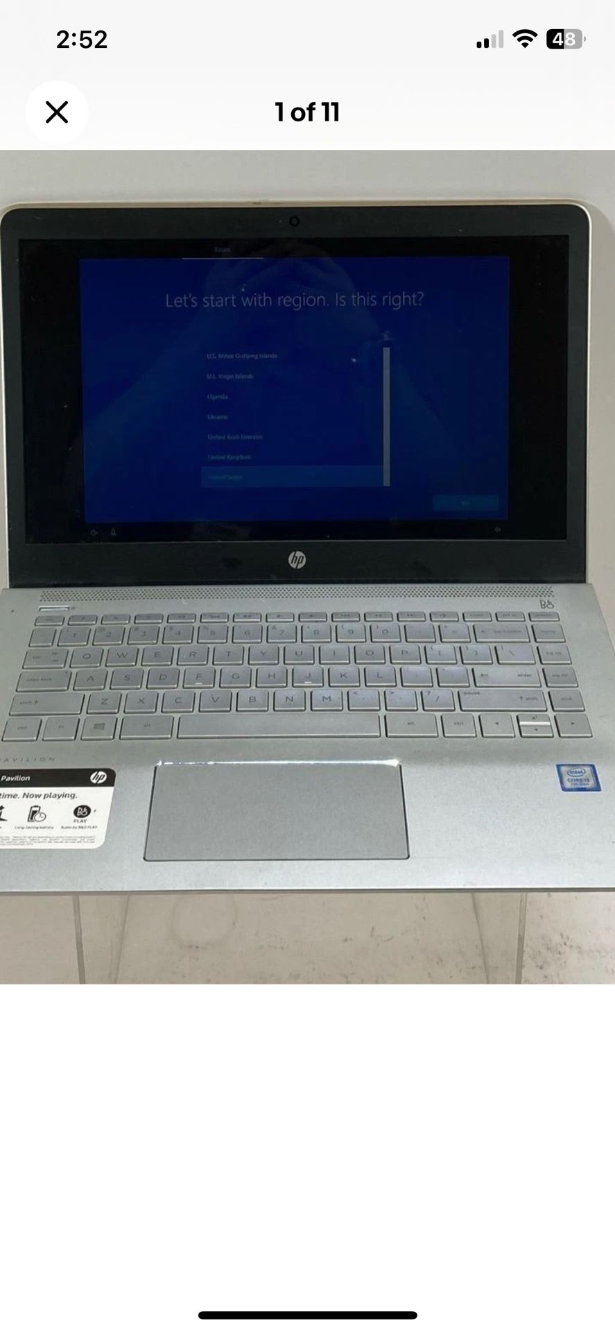 Hp Laptop 7th Gen W/ Char-elite Edition N Others