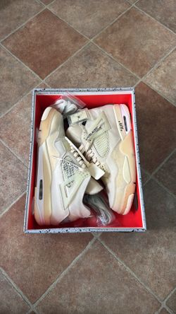 Jordan 4 sail off white size 14 women (12.5 men) used og all